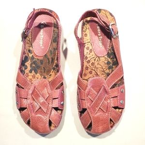 Bear Traps Rhona Slingback Sandal Style Loafers Shoes Size 6.5/6 1/2 Leather LNC